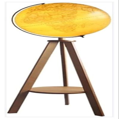 ATMRC World Globe World Globe Floor Floor Tripod with Wooden Storage Rack Stand Raised Embossed Map Globe for Home, Office and Classroom Classroom(A)