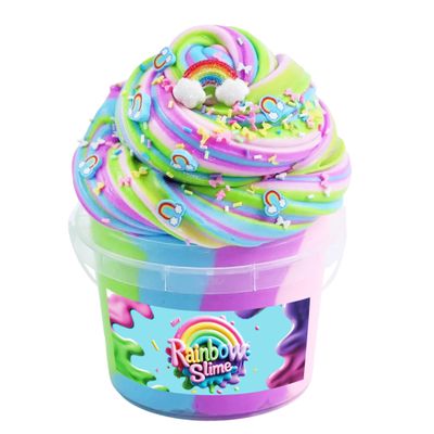 10oz Multicolor Butter Slime Kit for Girls,Non-Sticky,Stress Relief,Birthday Toys Gifts School Party Favors Supplies Kids Classroom Toy for Girls and Boys(4 Color in 1)