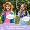 BATURU Walkie Talkies for Kids 2 Pack Purple, Girls Toys Age 6-8 8-10 Birthday Gifts, Indoor Play, Outdoor Camping & Hiking, Toddler Walkie Talkies Age 3-5, Easy to Use, 22 Channels, 3 Miles Range view 3
