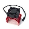 ALBARAY Upgrade Parts Compatible with Wltoys 144001 124019 124018 124016 104001 Motor Heatsink Cover Cooling Fan Motor Heat Sink (Color : 3) view 1