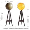 ATMRC World Globe World Globe Floor Floor Tripod with Wooden Storage Rack Stand Raised Embossed Map Globe for Home, Office and Classroom Classroom(B) view 2