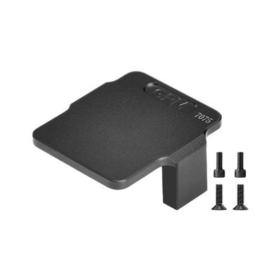 GPM Aluminum 7075 Servo Mount/Radio Deck for Standalone ESC/Receiver for 1/18 Granite Grom Mega 380 ARA2102 Typhon Grom ARA2106 (Black) LOSI 1/12