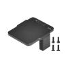 GPM Aluminum 7075 Servo Mount/Radio Deck for Standalone ESC/Receiver for 1/18 Granite Grom Mega 380 ARA2102 Typhon Grom ARA2106 (Black) LOSI 1/12 view 1