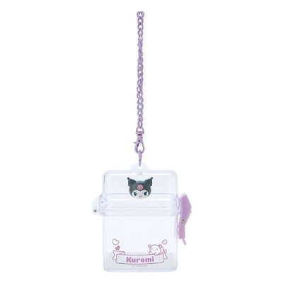 Sanrio 604526 Pita Furenzu (Mini) Clear Case Kromi Kuromi Kuromi 3.1 x 3.1 x 1.6 inches (8 x 8 x 4 cm), Character 604526, Small