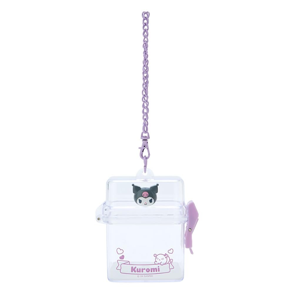 Sanrio 604526 Pita Furenzu (Mini) Clear Case Kromi Kuromi Kuromi 3.1 x 3.1 x 1.6 inches (8 x 8 x 4 cm), Character 604526, Small