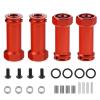 ALBARAY Upgrade Parts Compatible with Wltoys 1/12 12428 12423 12MM Aluminum Wheel Hex Adapters Long 29Mm Extension RC Car Conversion Parts (Color : 3) view 2