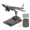 Tyenaza Solar Airplane Rotating Propeller, Zinc Alloy Plastic Easy Assembly Solar Powered Aircraft for Car Tabletop Office view 1