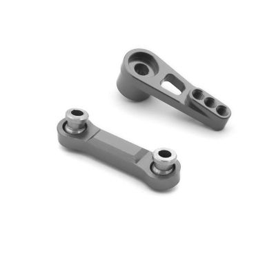 ALBARAY Upgrade Parts Compatible with WLtoys A959 A959-B A949 A969 A979 25T Servo Arm Horn Servo Pull Rod RC Car Upgrade Parts Accessories (Color : 2)