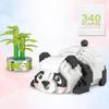 Aetheria Party Favors Easter Lazy Panda Mini Blocks Animal Building Set 340 Pieces Creative Home Decor Building Toy Bricks for Kids Adults to Build, Advent Calendar 2025 Gift view 2