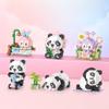 Aetheria Party Favors Easter Lazy Panda Mini Blocks Animal Building Set 340 Pieces Creative Home Decor Building Toy Bricks for Kids Adults to Build, Advent Calendar 2025 Gift view 4