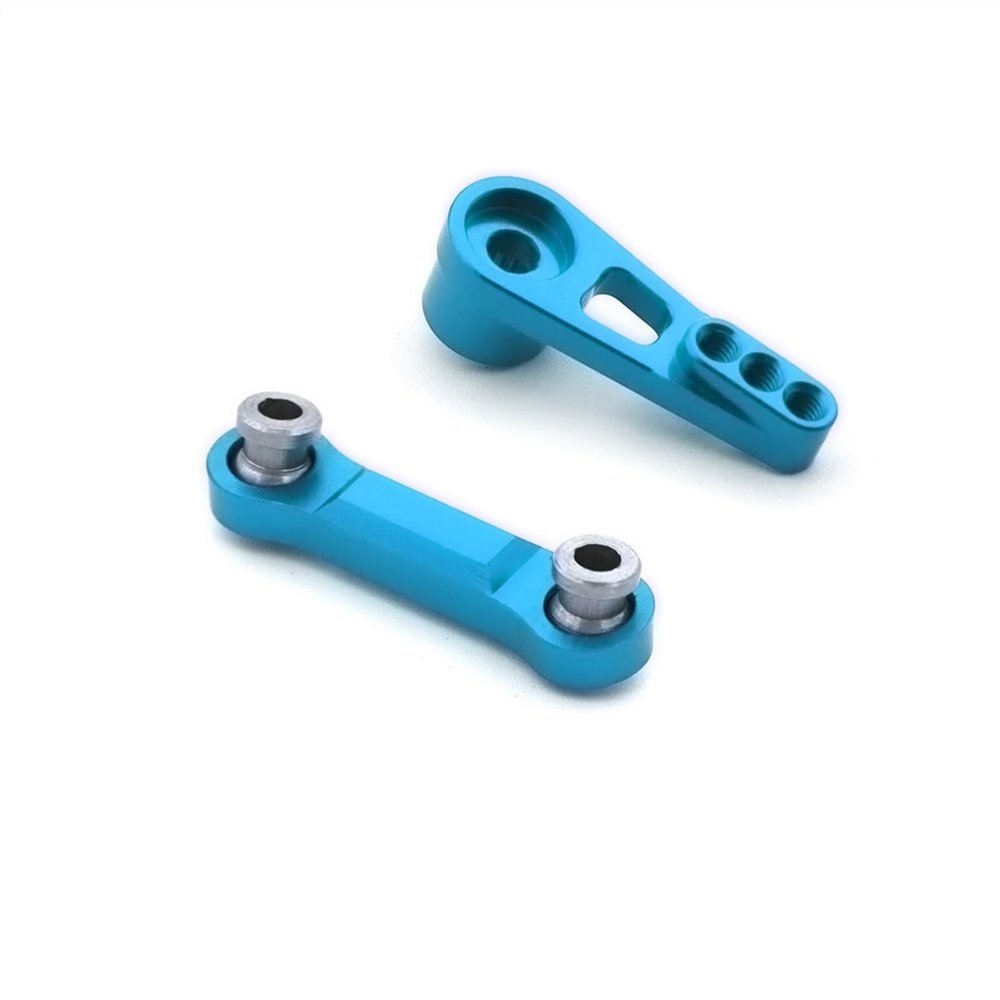 ALBARAY Upgrade Parts Compatible with WLtoys A959 A959-B A949 A969 A979 25T Servo Arm Horn Servo Pull Rod RC Car Upgrade Parts Accessories (Color : 4)