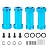 ALBARAY Upgrade Parts Compatible with Wltoys 1/12 12428 12423 12MM Aluminum Wheel Hex Adapters Long 29Mm Extension RC Car Conversion Parts (Color : 5) view 2