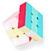 INTEGEAR Full Size 56mm Magic Speed Cube Pastel Colors with Stand Stickerless 3x3 Easy Turning and Smooth Play Durable Puzzle Cube Toy for Kids and Adults view 1