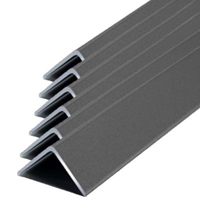 1 2 3 4 5 6 7 8 9 10 Pack Aluminum L Molding Corner Guards, Self Adhesive Edge Protectors for Living Room Bedroom Bathroom Wall Door Frame Decor, 2cm Wide Edges Trim Strip(Color:6pc,Size:140cm/55in (L