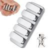 Fidget Slider Toys Adults, Metal Fidget Haptic Clicker with 3 Noise Levels, Loud-Quiet Fidget Toys for Adults, EDC Brick Blocks Fidget Toy, Relief Stress and Anxiety view 1