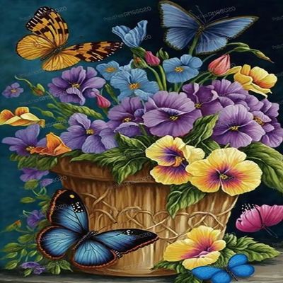 1000 Piece Flower Puzzles for Adults - Petunia Basket Wooden Jigsaw Puzzle for Beginners, Unwind from Daily Life, and Toys for Family Bonding Activities