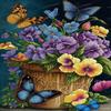 1000 Piece Flower Puzzles for Adults - Petunia Basket Wooden Jigsaw Puzzle for Beginners, Unwind from Daily Life, and Toys for Family Bonding Activities view 1