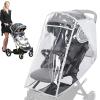 ALTUY Stroller Rain Cover, Umbrella Stroller Windproof Cover, Baby Carriage Raincoat, Clear Stroller Rain Cover Breathable Baby Stroller Raincoat, Waterproof Baby Travel Stroller Rain Cover view 1
