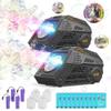 Abincee 2-Pack Bubble Machine,Automatic Bubble Blower with 4 Rechargeable Batteries 20000+ Big Bubbles Per Minute Toys for Kids Summer Outdoor Birthday Wedding Party(Black+Black) view 1