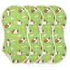 JHKKU Muslin Burp Cloths for Baby Boys and Girls - 1-Pack Ultra Absorbent Guinea Pigs Muslin Washcloths, Newborn Towel, Milk Spit Up Rags, Burp Cloth Bib for Unisex, 22 x 11 Inch view 2