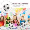 FELTECHELECTR Football Soccer Sports Birthday Decoration for School Carnival Birthday Party and Sports Events Realistic Design for Fun Celebrations and Photo Props view 3