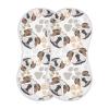 JHKKU Muslin Burp Cloths for Baby Boys and Girls - 2-Pack Ultra Absorbent English Bulldog Muslin Washcloths, Newborn Towel, Milk Spit Up Rags, Burp Cloth Bibs for Unisex, 22 x 11 Inch view 1