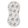 JHKKU Muslin Burp Cloths for Baby Boys and Girls - 1-Pack Ultra Absorbent Western Cowboy Muslin Washcloths, Newborn Towel, Milk Spit Up Rags, Burp Cloth Bib for Unisex, 22 x 11 Inch view 1