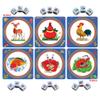 BAU Cua Ca Cop Dice Game. Gourd Fish Shrimp Crab Dice. BAU Ca Tom Cua. Vietnamese Lunar New Year. Gift for Vietnamese Friend view 1
