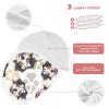 JHKKU Muslin Burp Cloths for Baby Boys and Girls - 2-Pack Ultra Absorbent Australian Shepherd Dog Muslin Washcloths, Newborn Towel, Milk Spit Up Rags, Burp Cloth Bibs for Unisex, 22 x 11 Inch view 4