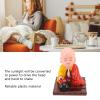 MUNEFE Solar Powered Shaking Head Monk Figurine, Solar Powered Monk Nodding Head Swing Toy, Buddha Monks Statue Car Ornament for Home Office Desk Decor view 3