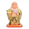 MUNEFE Maitreya Lauhin Buddha Statue Fiurine, Car Dashboard Ornament, Fny Car Shakin Toy for Home Decoration view 1