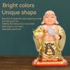 MUNEFE Maitreya Lauhin Buddha Statue Fiurine, Car Dashboard Ornament, Fny Car Shakin Toy for Home Decoration view 2