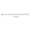 1:12 Scale Dollhouse Curtain Rod, Realistic Miniature Hardware, Miniature Curtain Rod Set, Adjustable Length for Dollhouse Enthusiasts, Model Makers, and Miniature Decor Projects view 2
