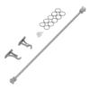 1:12 Scale Dollhouse Curtain Rod, Realistic Miniature Hardware, Miniature Curtain Rod Set, Adjustable Length for Dollhouse Enthusiasts, Model Makers, and Miniature Decor Projects view 4