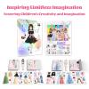 Magnetic Princess Dress Up Paper Doll, 2024 New Magnetic Dress Up Baby, Magnetic Dress Up Baby Paper Dolls for Girls Nurturing Creativity and Imagination (Collector Book B-Paper Doll not included) view 2