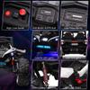 24V 10Ah 2 Seaters Ride on UTV with Remote Control, 17" Extra Large EVA Wheels & 20.5 Wide Seat 4WD Electric Vehicle with Metal Suspension,Music,LED Lights (White) view 2