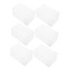 Abaodam Model Display Cases 6pcs Storage Boxes Dustproof Acrylic Storage Shelves view 1