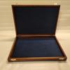 Caisse vide caisse bois pour plateaux numismatiques MasterPhil intrieur en velours personnalisable view 4