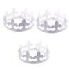 Amosfun 36pcs Adjustable Silver Paper Birthday Crowns Unique Hollowed-out Party Hats for Memorable Celebrations for Boys and Girls and Adults Eye-catching Decoration for Any Birthday Event view 1