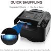 LoKori 360 Rotating Automatic Card Dealer Machine with Wireless Remote,2-in-1 Rechargeable Automatic Card Shuffler,Playing Card Table Accessories Texas Holdem,Blackjack view 3