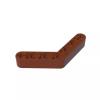 Gobricks 32348 Technic Beam 1x7 Bent (4-4) Thick, Reddish Brown, 50 pcs view 1