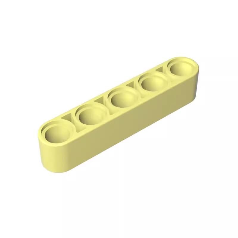 Gobricks GDS-664 32316 Technic Beam 1x5 Thick, Dark Tan, 50 pcs Brick Parts