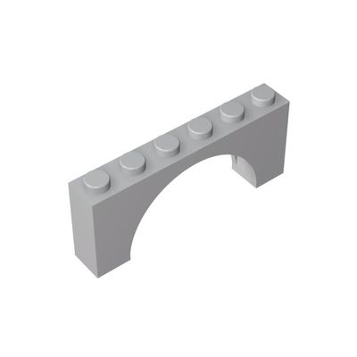 15254 12939 Brick Arch 1x6x2 Thin Top Without Reinforced Underside, 10 pcs