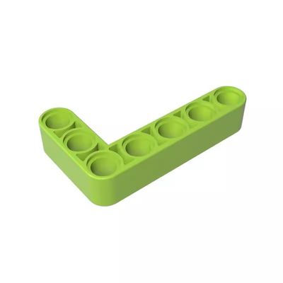 Gobricks GDS-675 Technic Beam 3x5 L-Shape Thick, Lime, 50 pcs Brick Parts