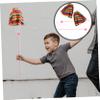 FOYTOKI 2pcs Cartoon Parachute Toys Hand Throw Parachutes for Boys and Girls String Outdoor Throwing Toys view 4