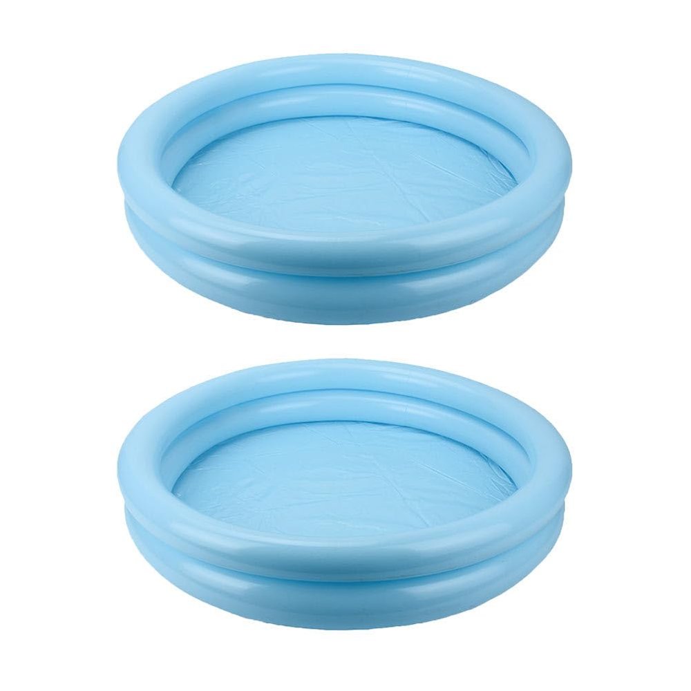 Abaodam 2pcs Inflatable Sand Tray Inflatable Swimming Pool for Floating Fishing Game Bathtub Portable Sand Tray Outdoor Party Food