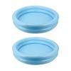 Abaodam 2pcs Inflatable Sand Tray Inflatable Swimming Pool for Floating Fishing Game Bathtub Portable Sand Tray Outdoor Party Food view 1