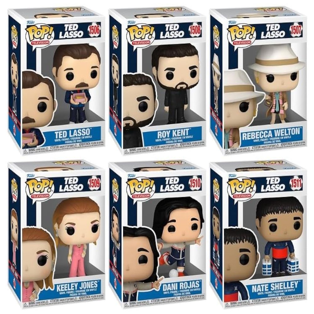 Funko Ted Lasso Series 2 Complete Set (6) Pop! Television, OS