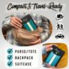 Dragonfly Escape Travel Cribbage Game Board | Lightweight Portable Travel Cribbage Board Set | Folding Travel Games for Adults (Teal & White) view 3