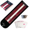 Dragonfly Escape Travel Cribbage Game Board | Lightweight Portable Travel Cribbage Board Set | Travel Games for Adults (Wine & White) view 1